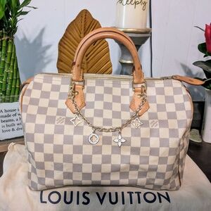 SOLD - Louis Vuitton Damier Azur Speedy 30 Bag